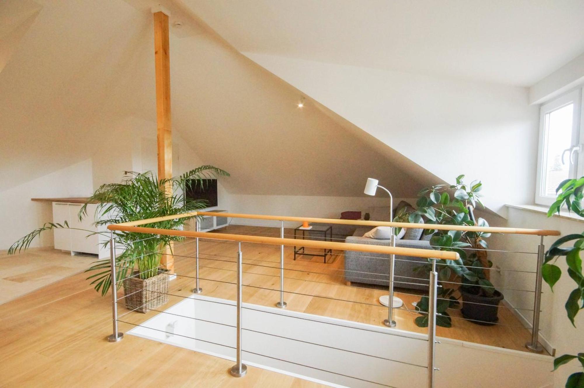 Modernes Und Helles Apartment Im Loft Stil Heidelberg Exterior foto